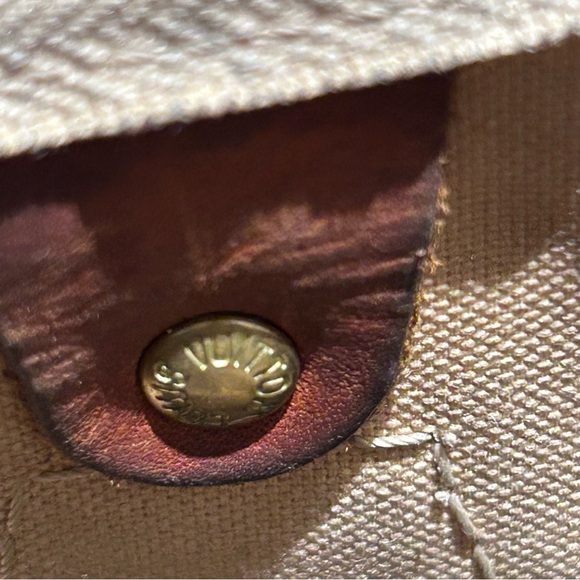 Authentic Louis Vuitton Speedy Azure Cream Bowler Bag Purse Junk Damage DU0088 - Picture 3 of 16